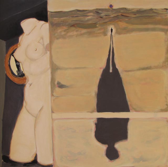 Antique - 100x100 - huile sur toile