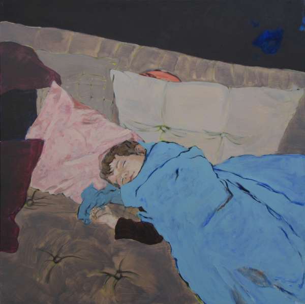 Sommeil - 100x100 - huile sur toile