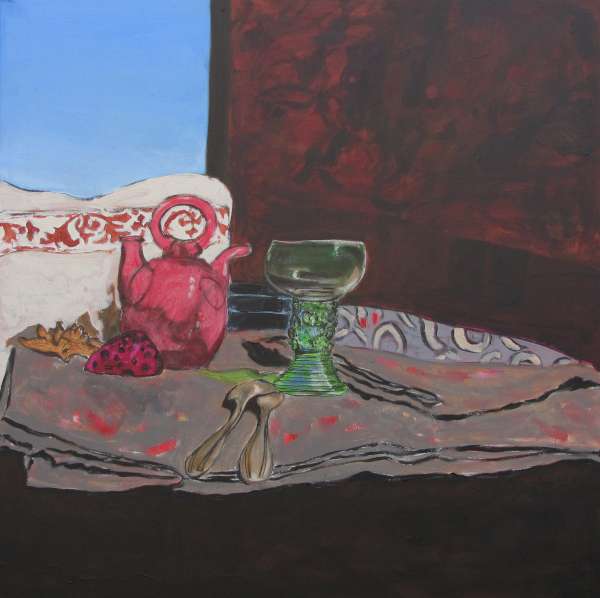 Vie intérieure des choses VII- 80x80 - huile sur toile