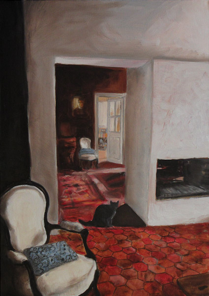 Intérieur IV - 50x70 - huile sur toile