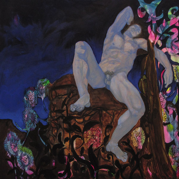 Sommeil d'Obéron- 80x80 - huile sur toile