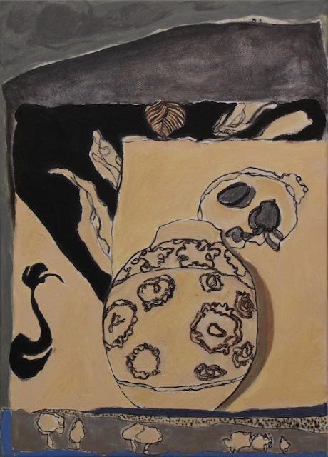 Pot - 8P(46x33) - huile sur toile