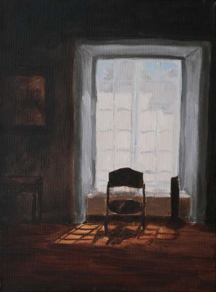 Intérieur - 30x40 - huile sur toile