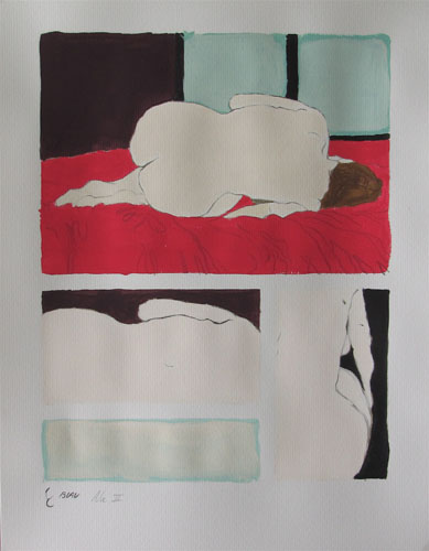 nu II - 30 x 40 - gouache