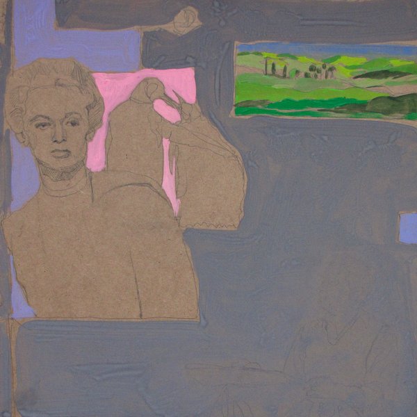 Oiseaux - 40x40 - tempera