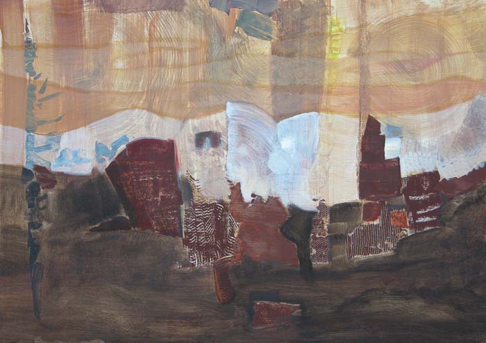 pin - huile sur bois